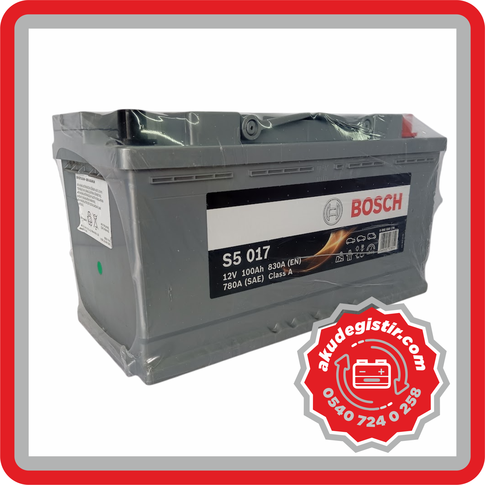 Bosch 100 Ah Mercedes BMW Aküsü