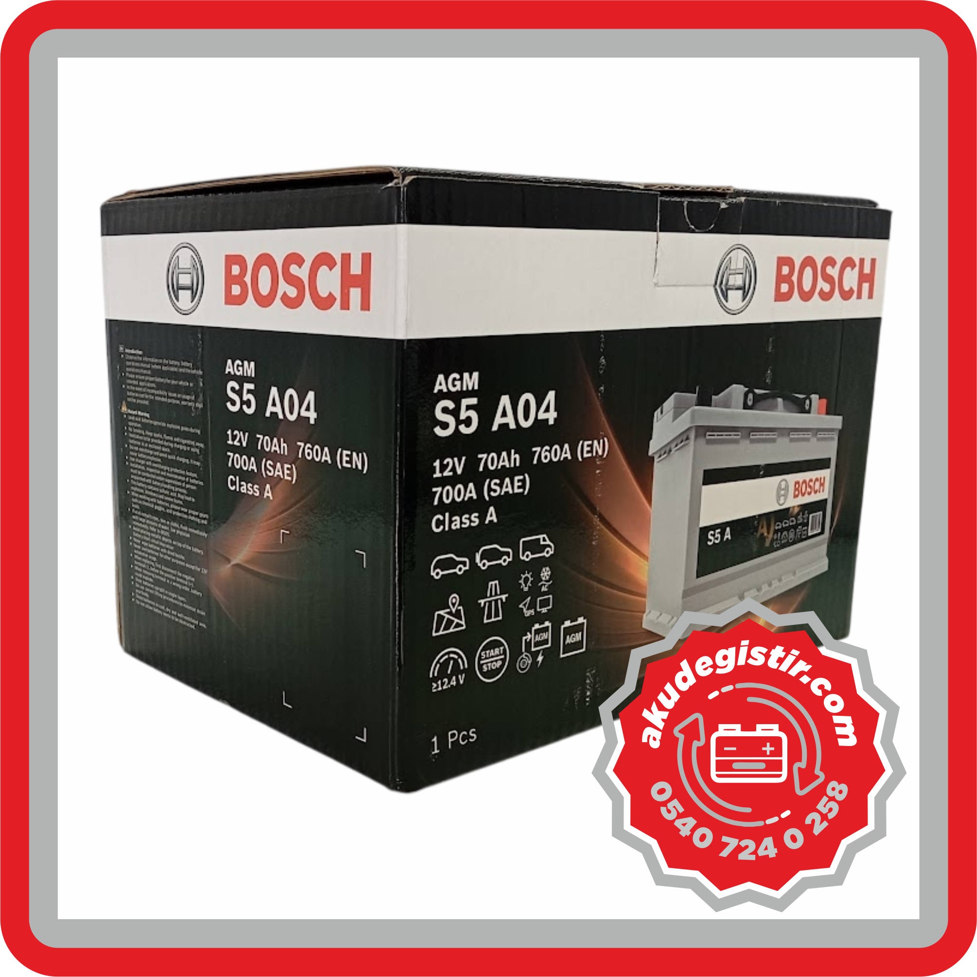 Bosch 70 Ah AGM