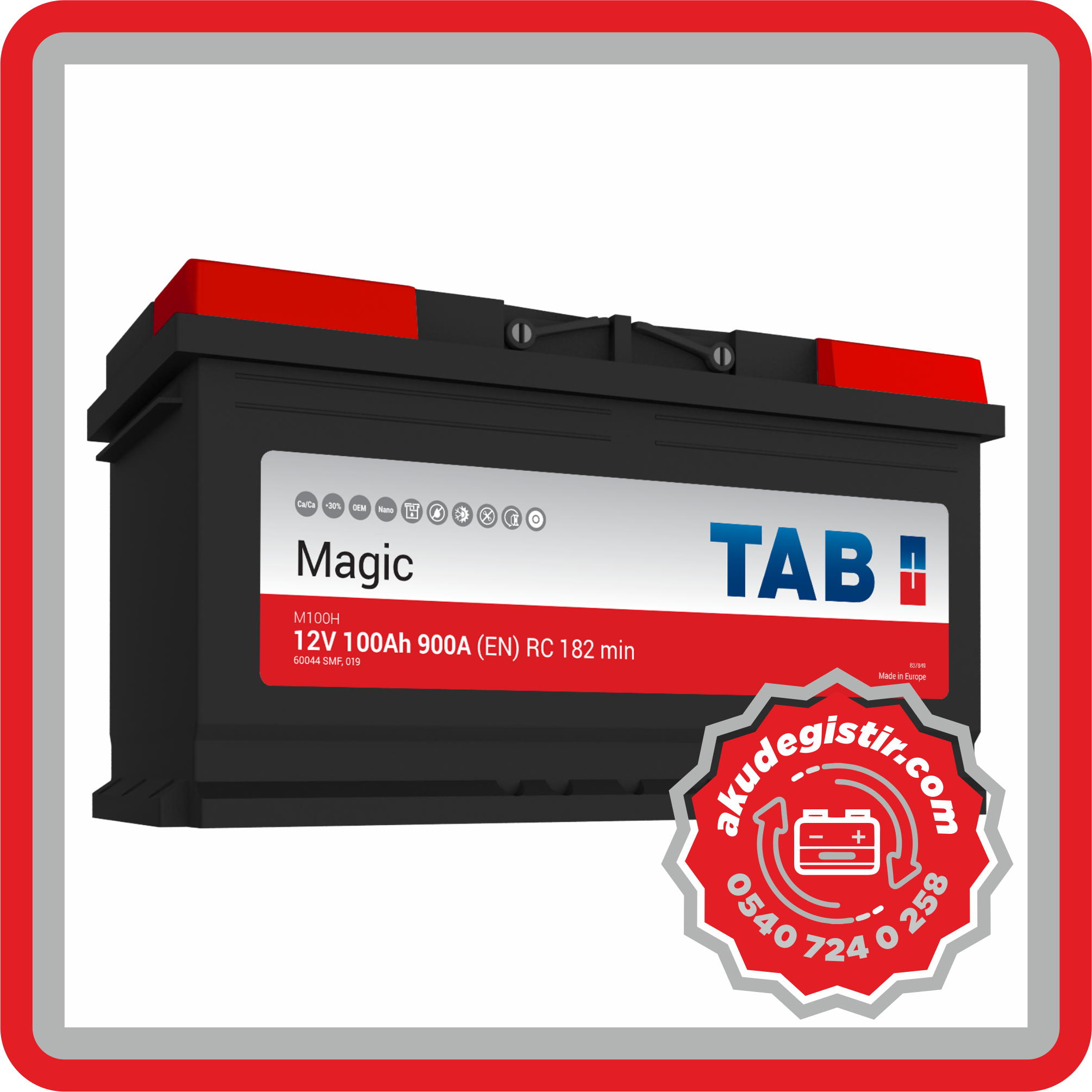 TAB 100 Ah Akü
