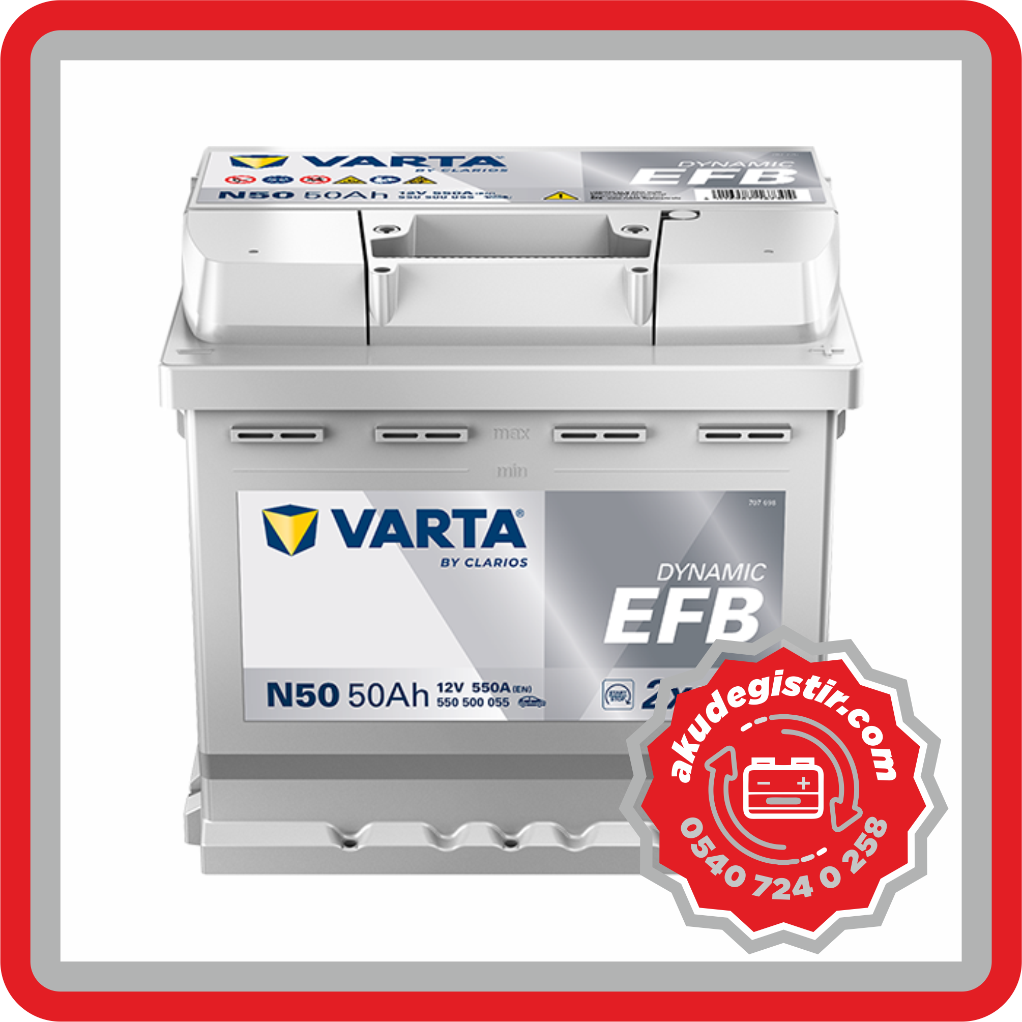 Varta 50Ah EFB