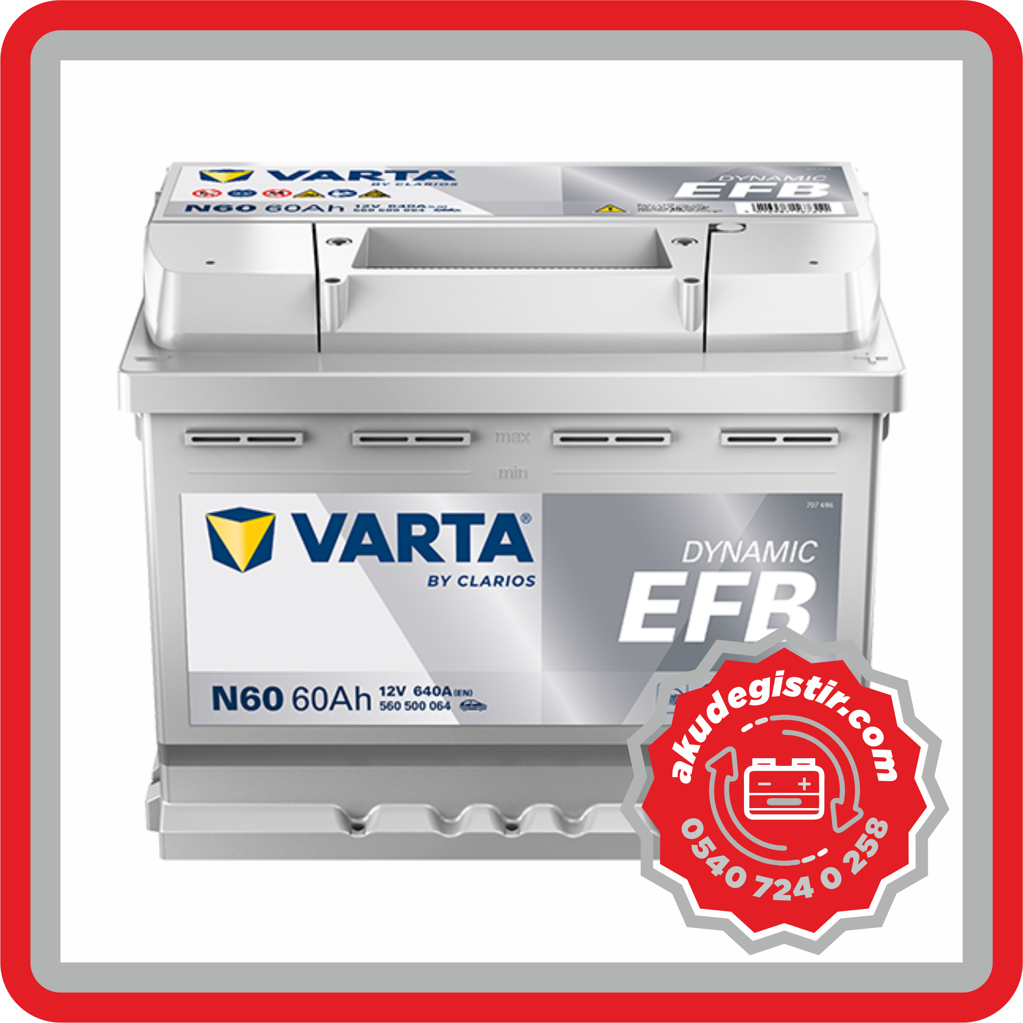 Varta 60 Ah EFB